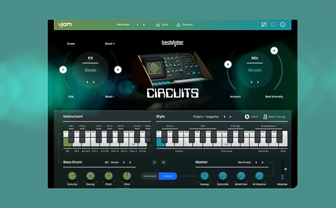 Ujam CIRCUITS (Drum Machine)